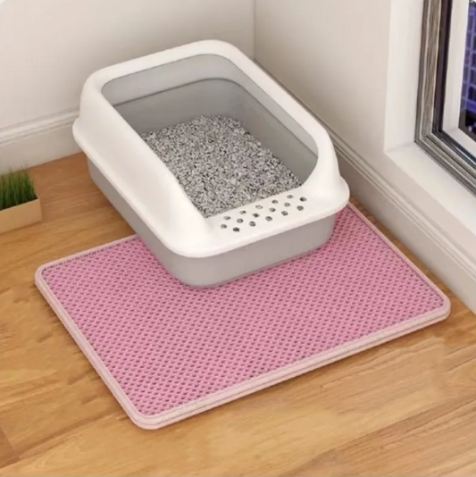 Dual-Layer Cat Litter Trap Mat